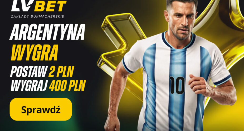 Grafika LV BET Argentyna wygra po kursie 200 - promocja na mecz Argentyna - Szwajcaria