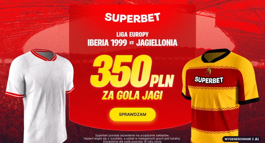 Bonus 400 PLN za gola Rakowa Częstochowa w meczu z Hajdukiem Split