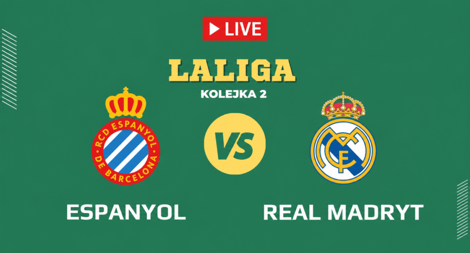 Espanyol – Real Madryt, gdzie oglądać mecz 22 sierpnia 2026