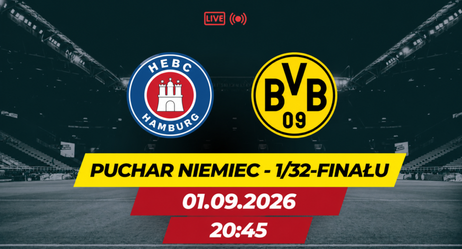 HEBC Hamburg – Borussia Dortmund, Puchar Niemiec 1.09.2026