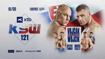 KSW 121 karta walk – Štefan Vojčák kontra Marcin Wójcik, 19 września 2026 w Libercu