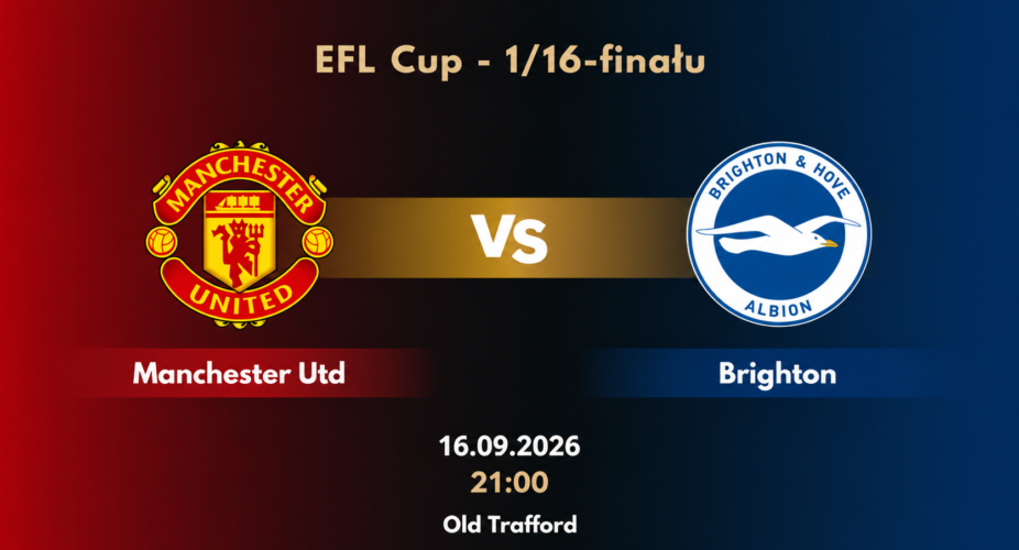 Manchester United – Brighton, transmisja 16 września 2026