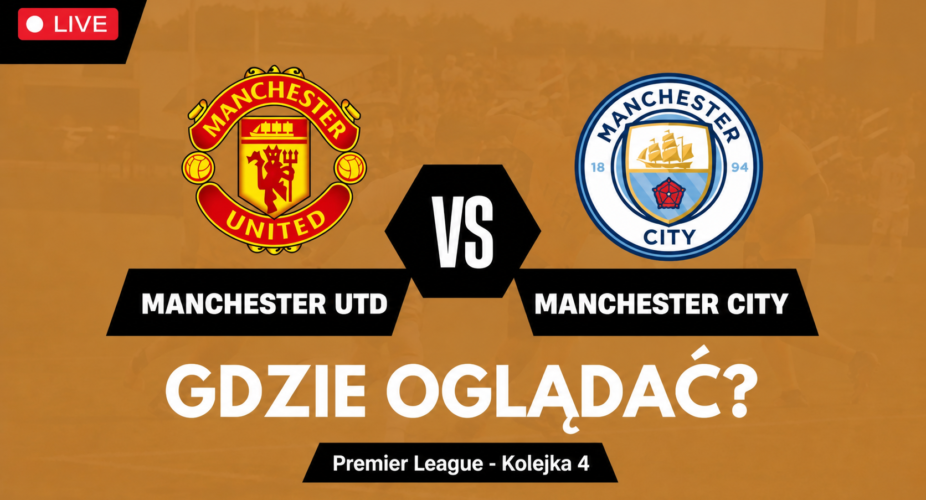 Manchester United – Manchester City, transmisja 13 września 2026