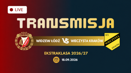 Widzew Łódź – Wieczysta Kraków – transmisja 18 września 2026