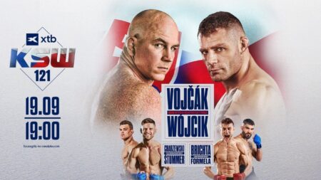 XTB KSW 121: Štefan Vojčák kontra Marcin Wójcik – transmisja w CANAL+ 19 września 2026
