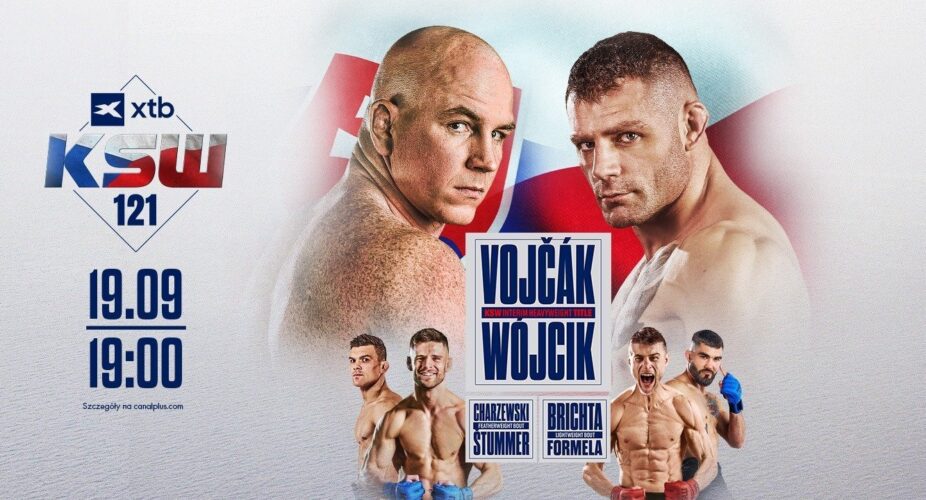 XTB KSW 121: Štefan Vojčák kontra Marcin Wójcik – transmisja w CANAL+ 19 września 2026
