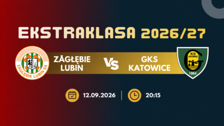 Zagłębie Lubin – GKS Katowice, transmisja 12 września 2026